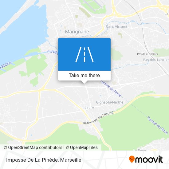 Impasse De La Pinède map