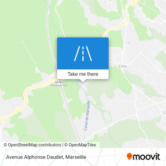Avenue Alphonse Daudet map