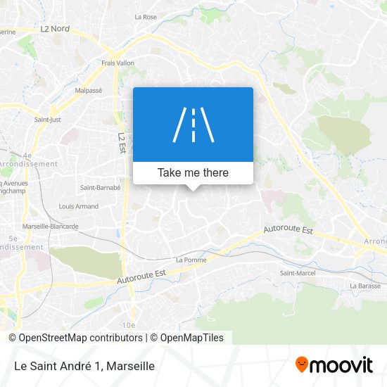 Le Saint André 1 map