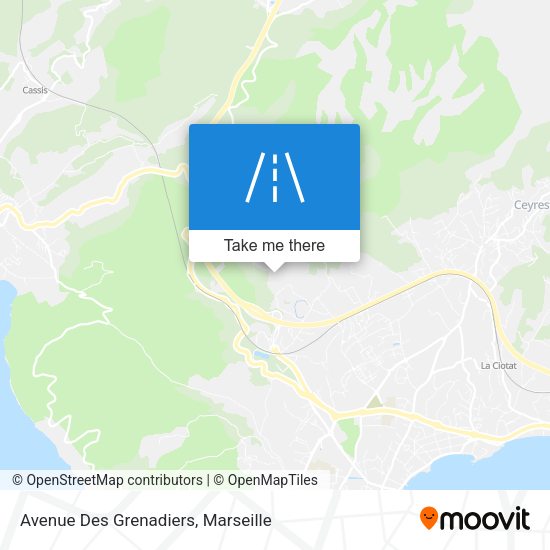 Avenue Des Grenadiers map