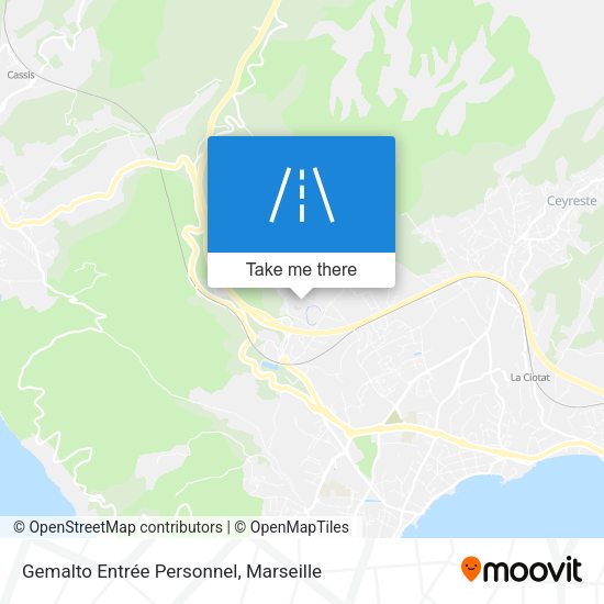 Gemalto Entrée Personnel map