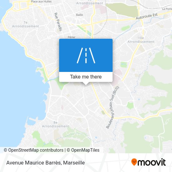 Avenue Maurice Barrès map