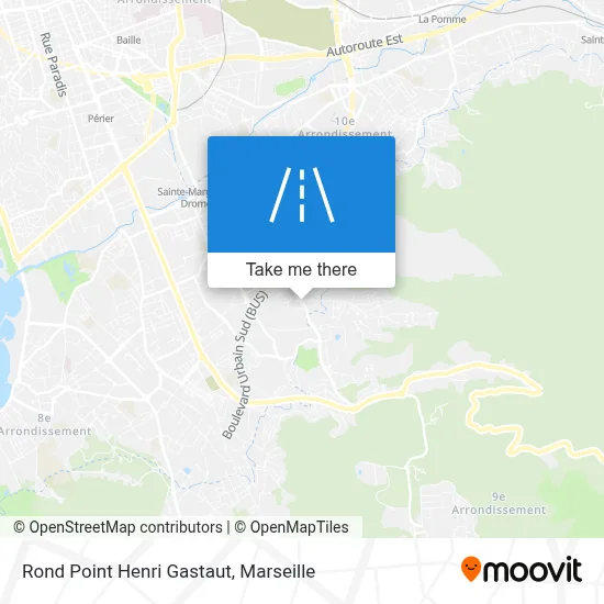 Rond Point Henri Gastaut map