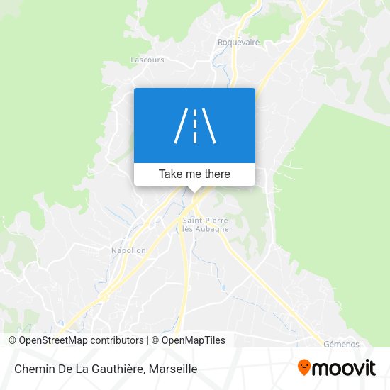 Chemin De La Gauthière map
