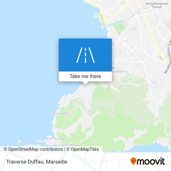 Traverse Duffau map