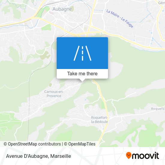 Avenue D'Aubagne map