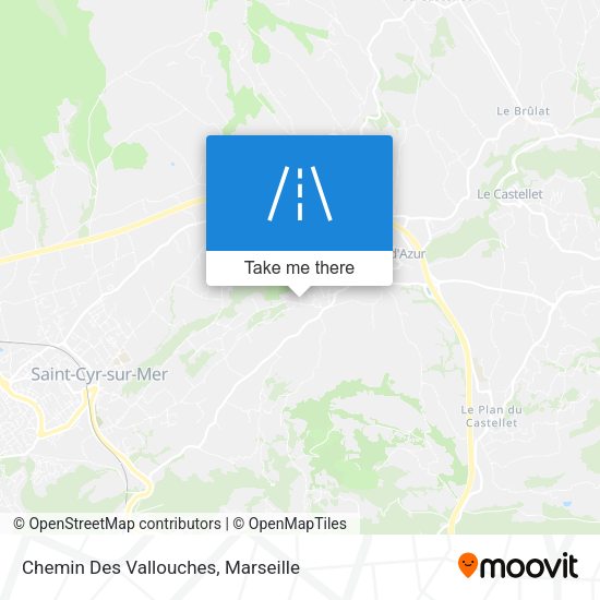 Chemin Des Vallouches map