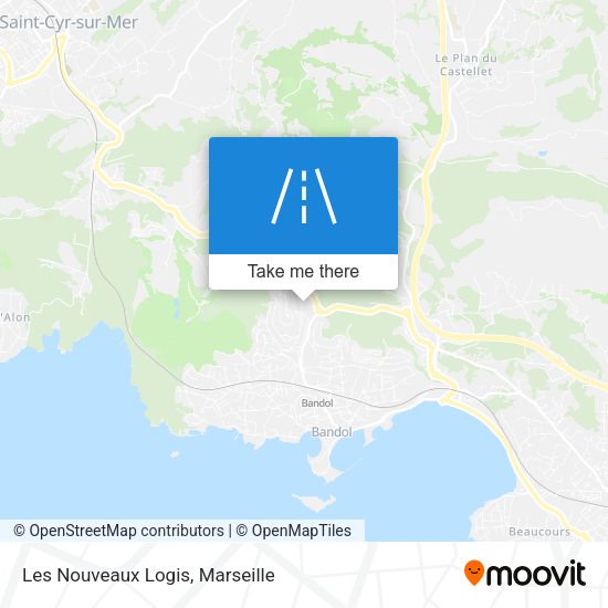 Les Nouveaux Logis map