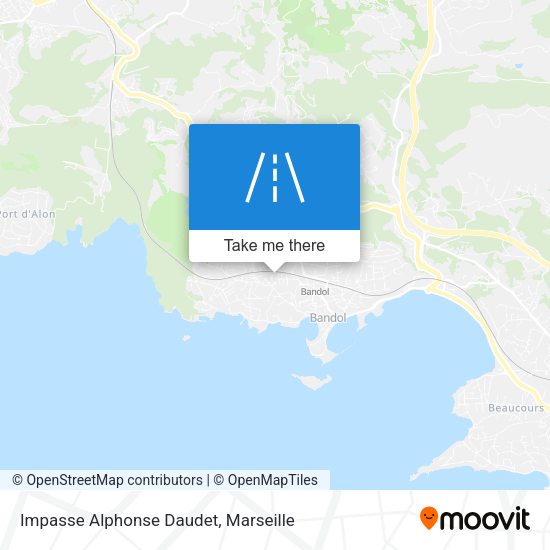 Impasse Alphonse Daudet map
