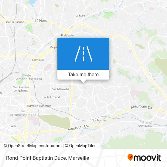 Rond-Point Baptistin Duce map