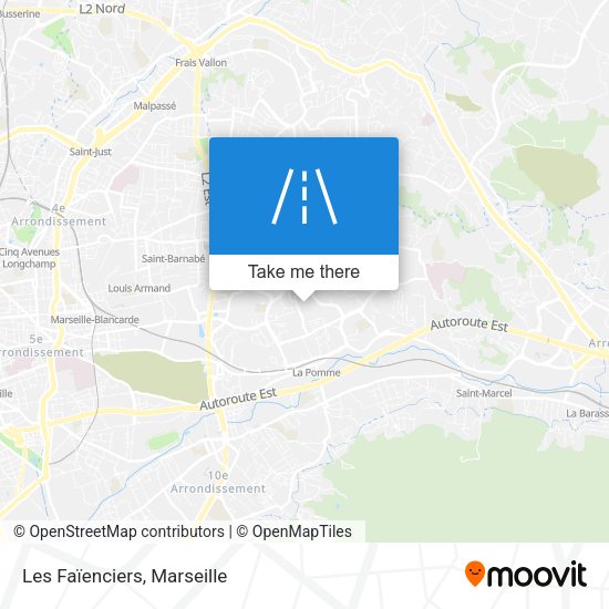 Les Faïenciers map