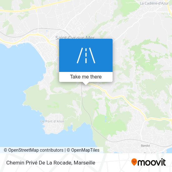 Chemin Privé De La Rocade map