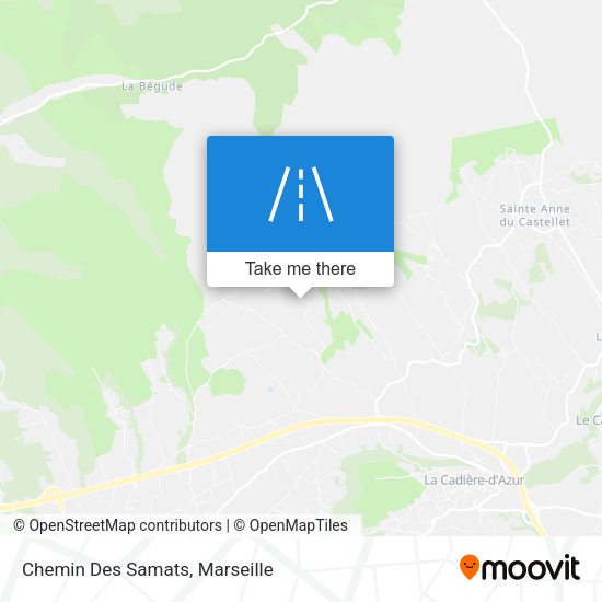 Chemin Des Samats map