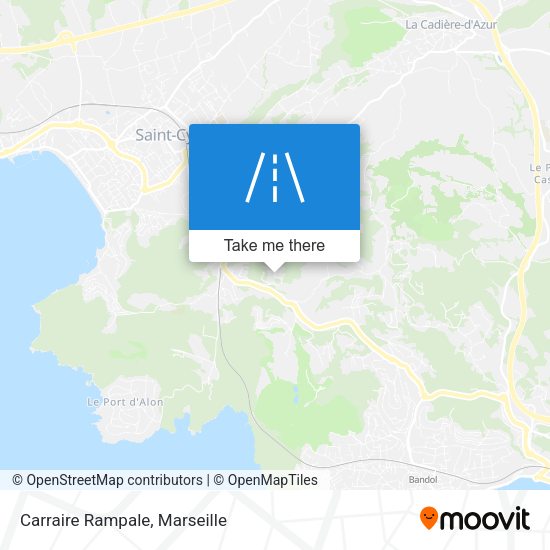 Carraire Rampale map