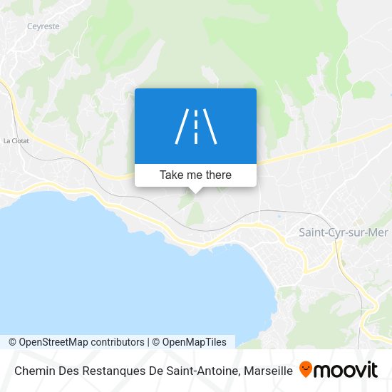 Chemin Des Restanques De Saint-Antoine map