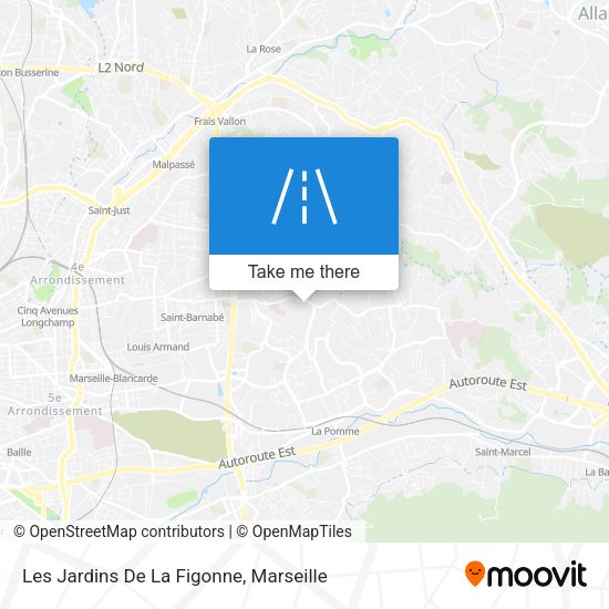 Les Jardins De La Figonne map