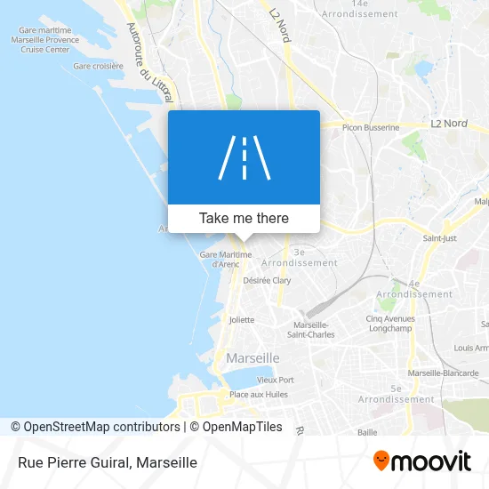 Rue Pierre Guiral map