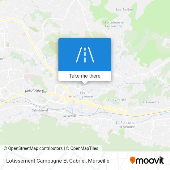 Lotissement Campagne Et Gabriel map