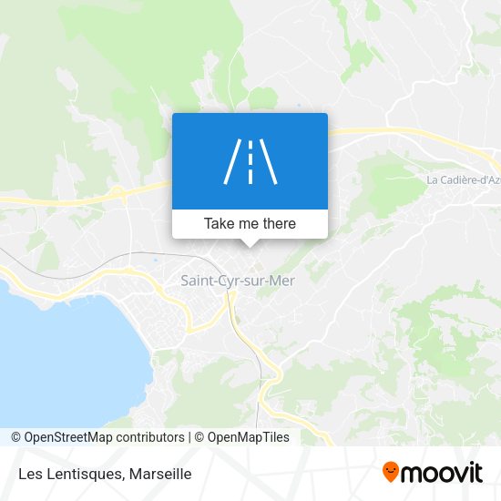 Les Lentisques map