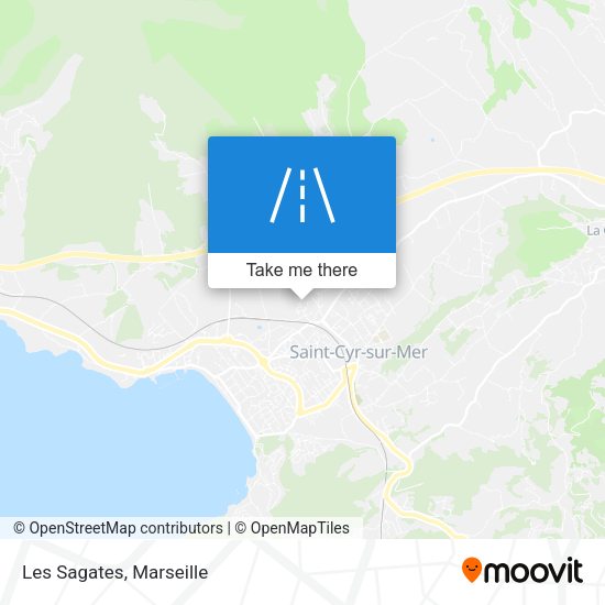 Les Sagates map