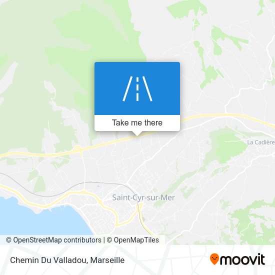 Chemin Du Valladou map