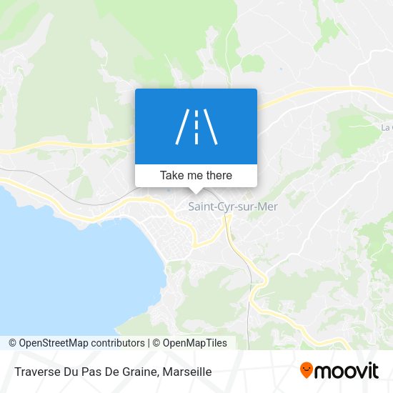 Traverse Du Pas De Graine map