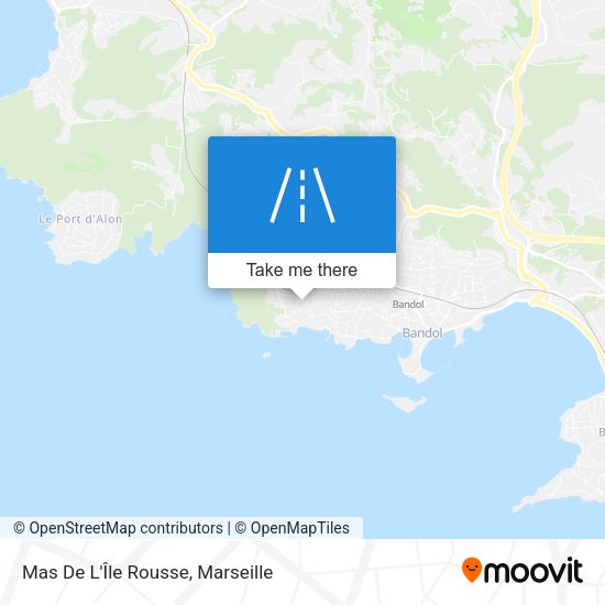 Mas De L'Île Rousse map