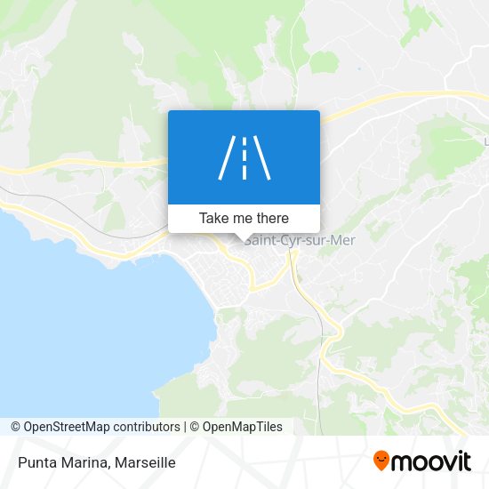 Punta Marina map