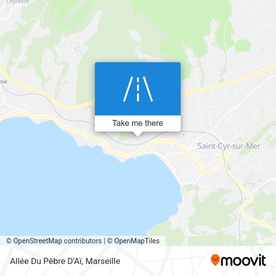 Allée Du Pèbre D'Aï map