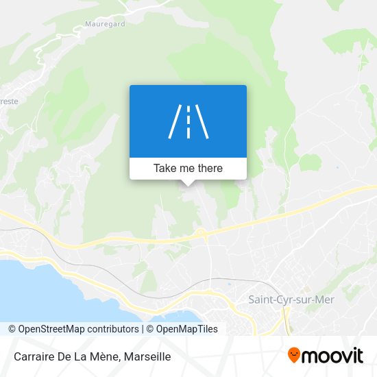 Carraire De La Mène map