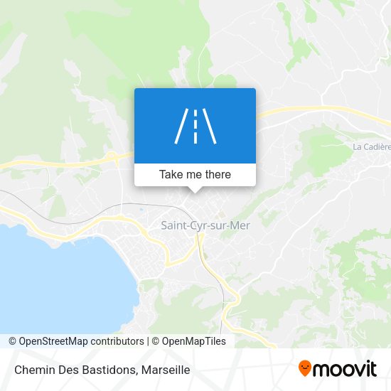 Chemin Des Bastidons map