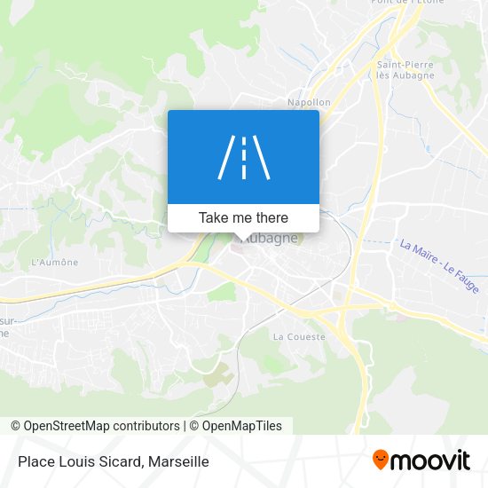 Place Louis Sicard map