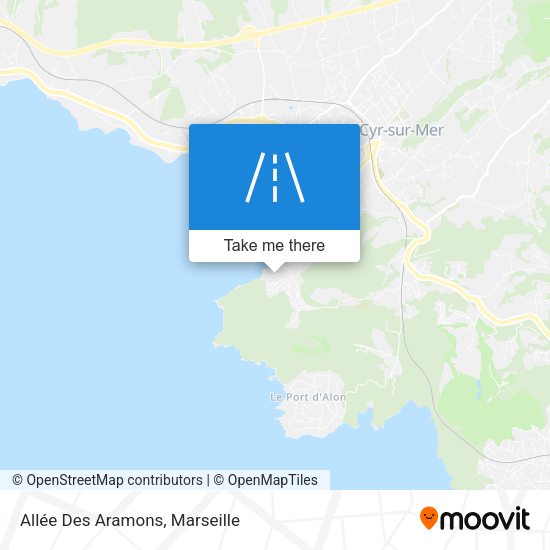 Allée Des Aramons map