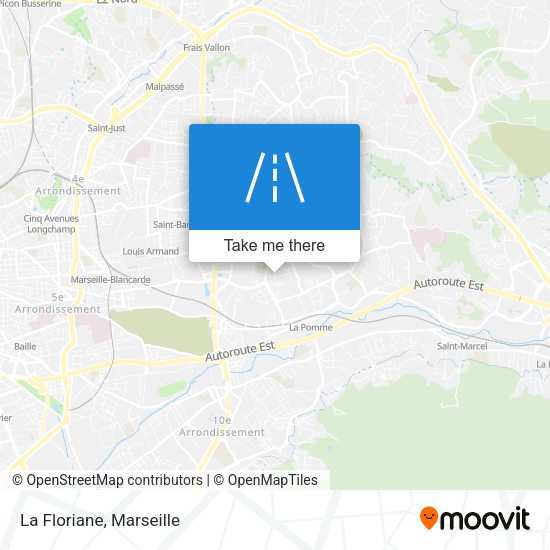 La Floriane map