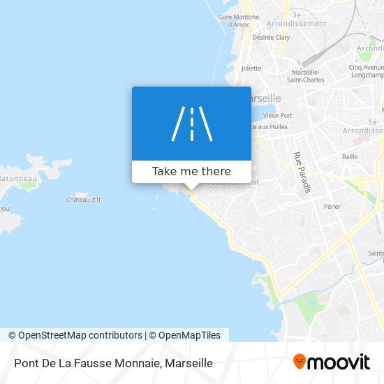 Pont De La Fausse Monnaie map