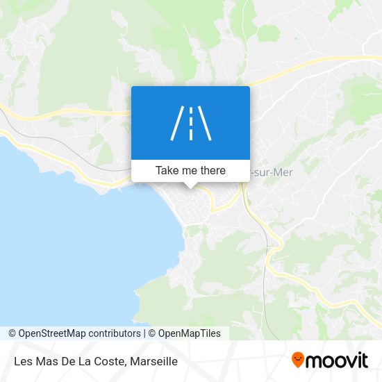 Les Mas De La Coste map