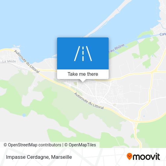 Impasse Cerdagne map
