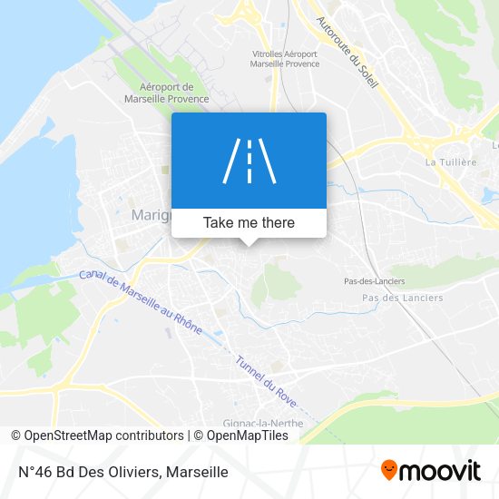 N°46 Bd Des Oliviers map