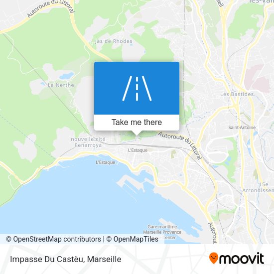 Impasse Du Castèu map