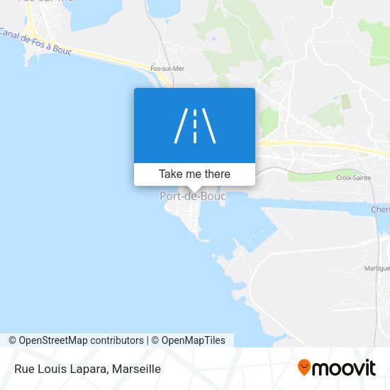 Rue Louis Lapara map