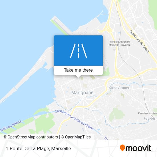 1 Route De La Plage map