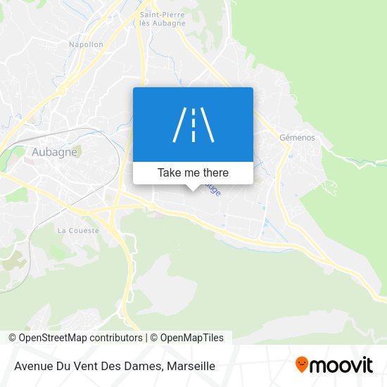 Avenue Du Vent Des Dames map