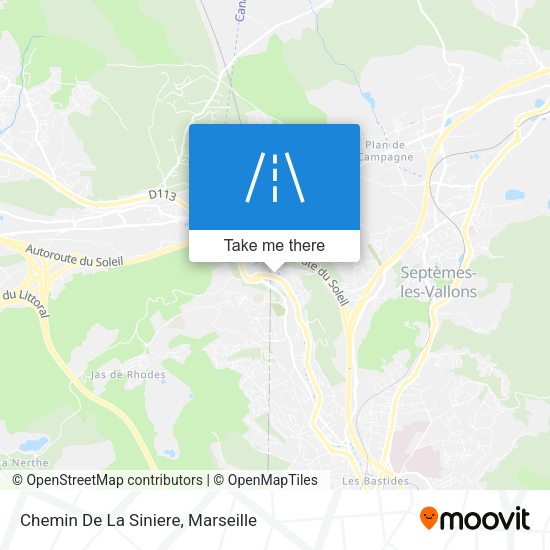 Chemin De La Siniere map