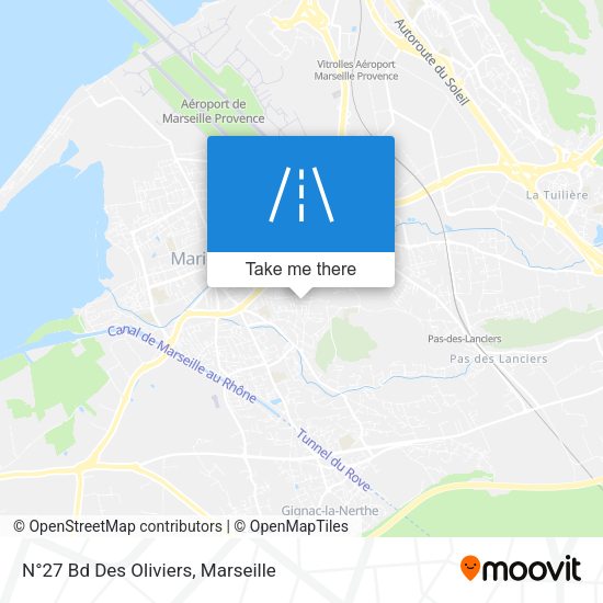 N°27 Bd Des Oliviers map
