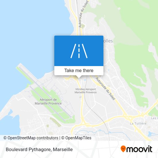 Boulevard Pythagore map