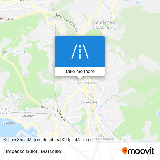 Impasse Guieu map
