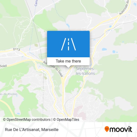 Rue De L’Artisanat map