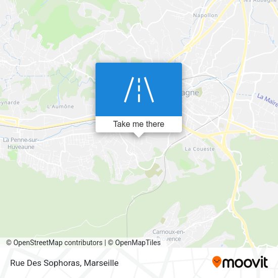 Rue Des Sophoras map