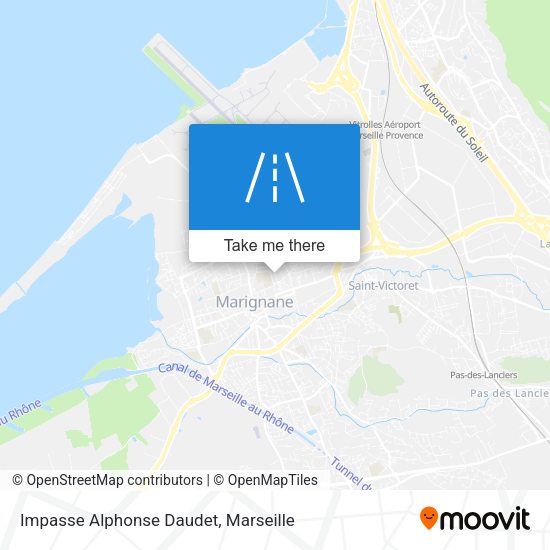 Impasse Alphonse Daudet map