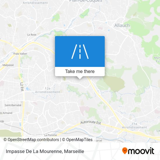 Impasse De La Mourenne map